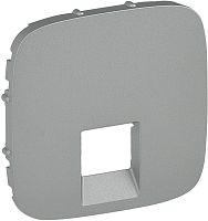 Лицевая панель Legrand Valena Allure для 1-м. розетки RJ11/RJ45 алюминий картинка